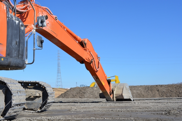 建築工事の施工現場